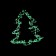 New Year's suspension "Christmas tree" 7 × 8 cm