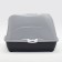 Domik toilet for cats closed with a door 57*43*38 cm, gray