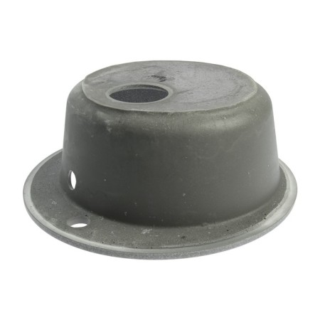 Curler for a kitchen made of stone Zein 30/Q8, D = 475 mm, round, overflow, dark gray color-5