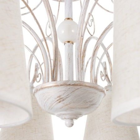 Chandelier 2150/6 E14 40W white with a golden patina 58x58x35 cm Bayerlux-3