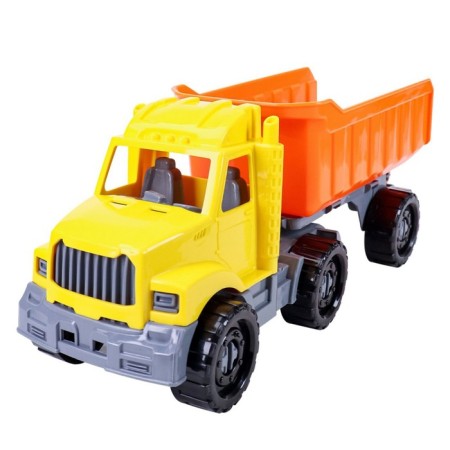 Machine “Bison” tractor, with a trailer, construction