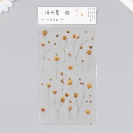 Stickers for creativity plastic "gypsophila" 21x10.5 cm-2