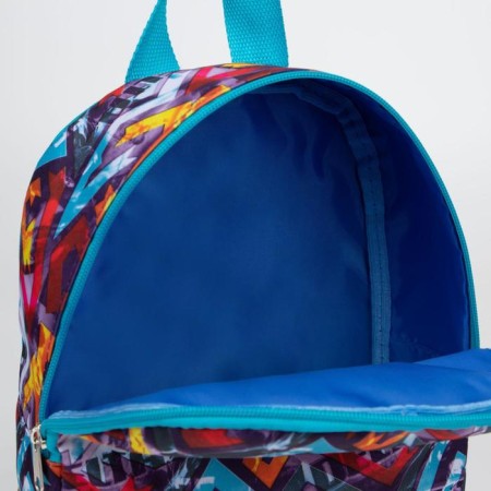 Baby backpack on lightning, blue/multi -colored color-3
