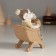 Polystone souvenir "Cozy evening mice behind the book" 8x5.5x10 cm
