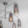 Ceiling chandelier with glass ceiling Omber, 60W, E14, 81x81x68 cm