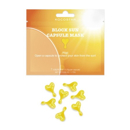 Крем для лица солнцезащитный Kocostar Sunscreen Capsule Mask Single SPF50+, PA+++-1