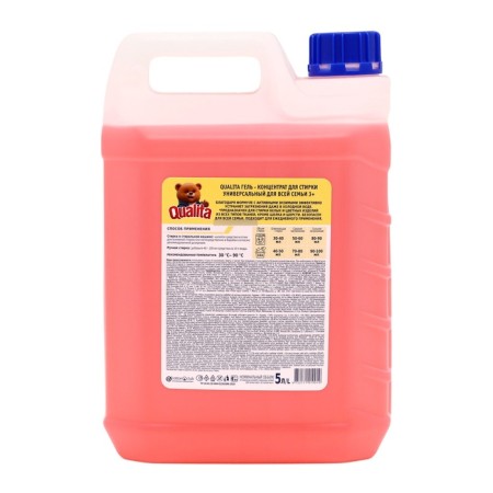 Washing gel concentrate, Qualita, universal, 5 liters-2