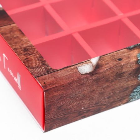 Folding box under 9 sweets, “desired gifts”, 13.7 x 13.7 x 3.5 cm-8