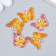 Decor for creativity metal, enamel "Summer butterfly" gold mix 2.3x1.8 cm
