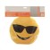 Pillow on the headrest Matech Smile Line, steep, 30 x 30 x 10 cm, yellow