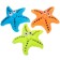 Rubber toy for the bath "Sea Star", 12 cm, crush me