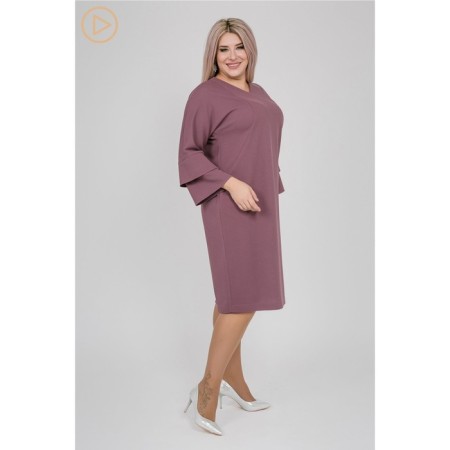 Women's dress, size 62, lilac color-2