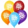 Shar Latex 12 "Congratulations", stars, 50 pcs.