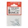 Shurup-ring Stroybat, white zinc, 2.5x25 mm, 6 pcs