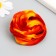 Kapron for flowers two-tone "orange-red" 50 cm