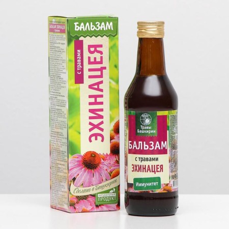 Syrup on vegetable raw materials "Echinacea with herbs", 240 ml