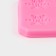 Mold "Snowfall", silicone, 11 × 6.8 × 0.6 cm, pink color