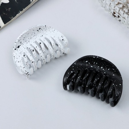 Hair crab "Florence" arc classic, 6.5 cm, mix-1