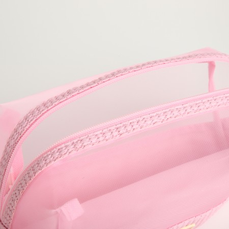 Lightning cosmetic bag, pink color-2