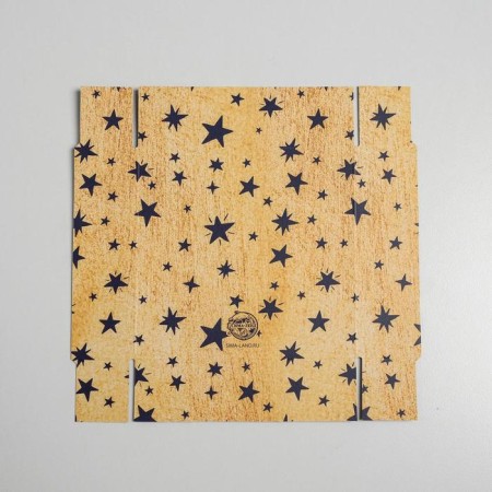 Box for confectionery “All desires will come true”, 12 x 12 x 3 cm, New Year-5