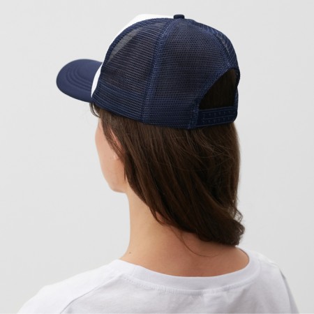 Baseball cap with minaku grid, dark blue color, size 56-58-1
