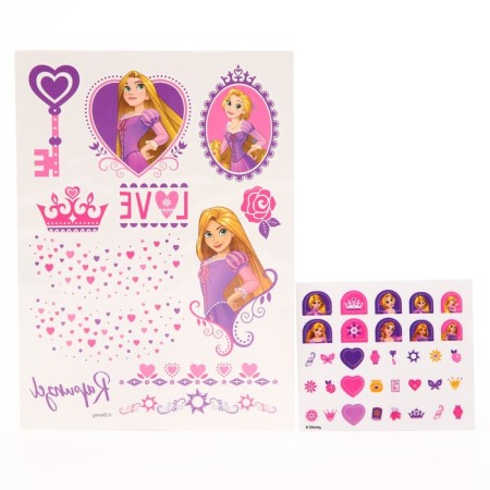 Manicure set with translation stickers "Rapunzel"-2