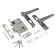 Castle of the Soldress Ptimash Zv 4-3.01, with handles, silver color