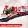 Railway "Happy New Year", fastening around the Christmas tree