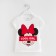 T-shirt Children's Cool Girl Minnie Mouse, height 86-92, white