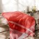 A Terry Etel "Cell", col. red, 50x90 cm, 100% cotton, 420 g/m2