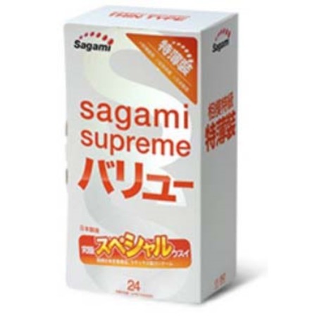 Sagami Xtreme condoms 0.04mm latex, ultra -thin 24pcs.