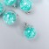 Suspension decorative for creativity glass "ball - pebbles" fruit drink. wave d = 1.6 cm set 10pcs