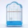 BD-3/1O bird, the opening roof, 47.5 x 37 x 70 cm, blue (packing 6 pcs)