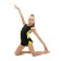 Shorts for gymnastics and dancing Grace Dance, p. 34, black color/lime