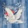 Christmas tree decoration "Dove with a branch" 12.5x1.5 cm, white