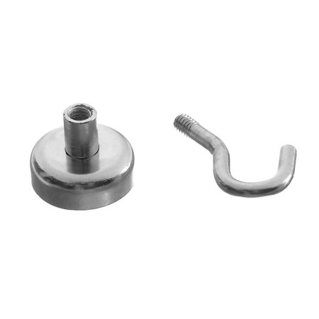 Neodimal Cartage Magnet with Crouch for Auto, D 20 mm, Clutch 8 kg-2