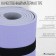 Fitness and yoga mat, 183x61x0.6 cm, gray/purple color