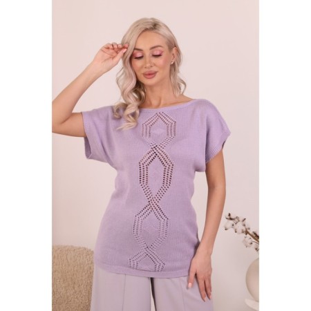 Female jumper, size 42, gray-lilac color-1