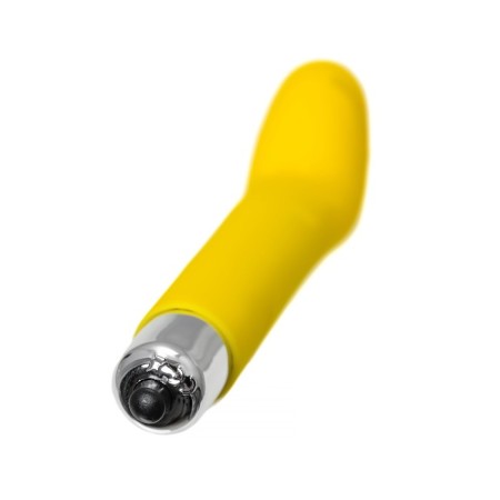 Stimulator of the goromantica awe, 12 cm, silicone, yellow color-9