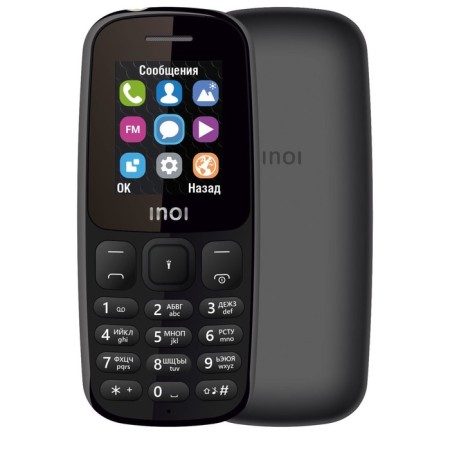 Cell phone Inoi 100, 1.8 ", 2 SIM, 64MB, Microsd, 800 mAh, black-1