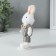 Souvenir "Bunny in a gray knitted suit" 4x5.6x14.3 cm