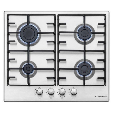 Hon surface Maunfeld EGHS.64.3ES/G, gas, 4 burners, gas control, silver