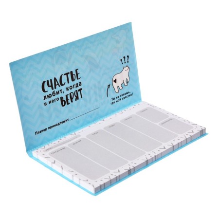 Planer with tear -off sheets "Plan in any incomprehensible situation"-2