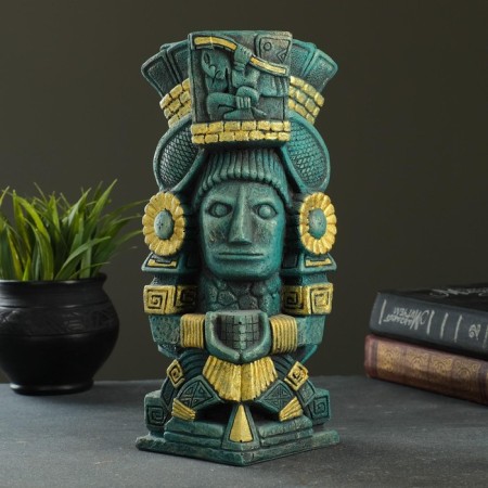Climber "totem" 10x10x28 cm, for a candle d = 5 cm mix-1