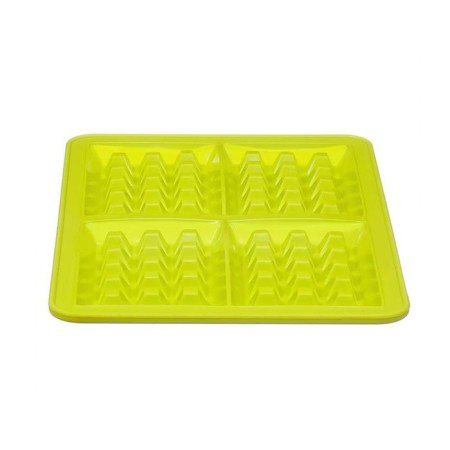 Form for baking Viennese waffles, from silicone on a metal frame-4