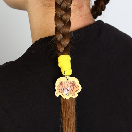 Hair gum "Chibi cutie", anime, d = 4 cm-3