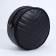 Women's Bag round of artificial leather, 18x18 cm, black color