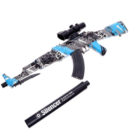 AK-47 automatic machine, works from the battery-4