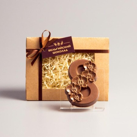Chocolate figure "March 8. Orchids ", 80 g-3