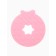 Silicone teething for teeth "Donut", pink/yellow color, crumb me